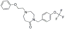 1-(2-PHENOXYETHYL)-4-[4-(TRIFLUOROMETHOXY)BENZYL]-1,4-DIAZEPAN-5-ONE Struktur