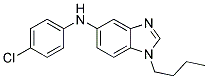 (1-BUTYL-1H-BENZOIMIDAZOL-5-YL)-(4-CHLORO-PHENYL)-AMINE Struktur