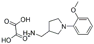 1-[1-(2-METHOXYPHENYL)PYRROLIDIN-3-YL]METHANAMINE OXALATE Struktur