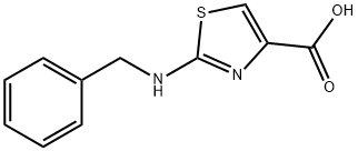 2-(BENZYLAMINO)-1,3-THIAZOLE-4-CARBOXYLIC ACID Struktur