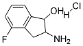 2-AMINO-4-FLUORO-INDAN-1-OL HYDROCHLORIDE Struktur