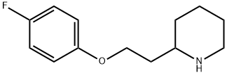 2-[2-(4-FLUOROPHENOXY)ETHYL]PIPERIDINE Struktur