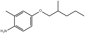 2-METHYL-4-[(2-METHYLPENTYL)OXY]ANILINE Struktur