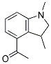 1-(1,3-DIMETHYL-2,3-DIHYDRO-1H-INDOL-4-YL)-ETHANONE Struktur