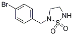 2-(4-BROMO-BENZYL)-[1,2,5]THIADIAZOLIDINE 1,1-DIOXIDE Struktur