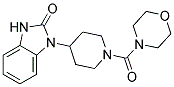 1-[1-(MORPHOLIN-4-YLCARBONYL)PIPERIDIN-4-YL]-1,3-DIHYDRO-2H-BENZIMIDAZOL-2-ONE Struktur