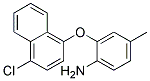 2-[(4-CHLORO-1-NAPHTHYL)OXY]-4-METHYLPHENYLAMINE Struktur