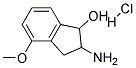 2-AMINO-4-METHOXY-INDAN-1-OL HYDROCHLORIDE Struktur