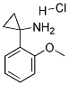 1-(2-METHOXY-PHENYL)-CYCLOPROPYLAMINE HYDROCHLORIDE Struktur