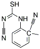 1-CYANO-3-(2-CYANOPHENYL)-2-METHYLISOTHIOUREA Struktur