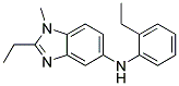 (2-ETHYL-1-METHYL-1H-BENZOIMIDAZOL-5-YL)-(2-ETHYL-PHENYL)-AMINE Struktur