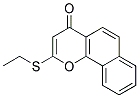 2-ETHYLSULFANYLBENZO[H]CHROMEN-4-ONE Struktur