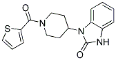 1-[1-(2-THIENYLCARBONYL)PIPERIDIN-4-YL]-1,3-DIHYDRO-2H-BENZIMIDAZOL-2-ONE Struktur