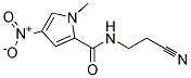 1-METHYL-4-NITRO-1H-PYRROLE-2-CARBOXYLIC ACID (2-CYANO-ETHYL)-AMIDE Struktur