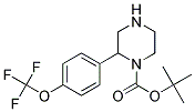 2-(4-TRIFLUOROMETHOXY-PHENYL)-PIPERAZINE-1-CARBOXYLIC ACID TERT-BUTYL ESTER Struktur