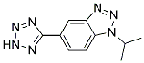 1-ISOPROPYL-5-(2H-TETRAZOL-5-YL)-1H-BENZOTRIAZOLE Struktur