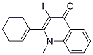 2-CYCLOHEX-1-ENYL-3-IODO-1-METHYL-1H-QUINOLIN-4-ONE Struktur