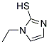 1-ETHYL-1H-IMIDAZOLE-2-THIOL Struktur