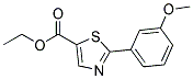 2-(3-METHOXY-PHENYL)-THIAZOLE-5-CARBOXYLIC ACID ETHYL ESTER Struktur