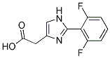 [2-(2,6-DIFLUOROPHENYL)-IMIDAZOL-4-YL]-ACETIC ACID Struktur