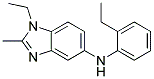 (1-ETHYL-2-METHYL-1H-BENZOIMIDAZOL-5-YL)-(2-ETHYL-PHENYL)-AMINE Struktur