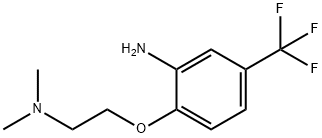 2-[2-(DIMETHYLAMINO)ETHOXY]-5-(TRIFLUOROMETHYL)-ANILINE Struktur