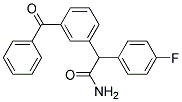 2-(3-BENZOYLPHENYL)-2-(4-FLUOROPHENYL)ACETAMIDE Struktur