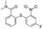 2-[(4-FLUORO-2-NITROPHENYL)THIO]-N,N-DIMETHYLBENZAMIDE Struktur