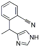 2-[1-(1H-IMIDAZOL-4-YL)-ETHYL]-BENZONITRILE Struktur