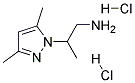 2-(3,5-DIMETHYL-PYRAZOL-1-YL)-PROPYLAMINE DIHYDROCHLORIDE Struktur