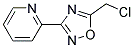 2-[5-(CHLOROMETHYL)-1,2,4-OXADIAZOL-3-YL]PYRIDINE Struktur