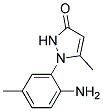 1-(2-AMINO-5-METHYLPHENYL)-5-METHYL-PYRAZOL-3-ONE Struktur