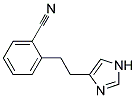 2-[2-(1H-IMIDAZOL-4-YL)-ETHYL]-BENZONITRILE Struktur