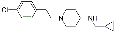 1-[2-(4-CHLOROPHENYL)ETHYL]-N-(CYCLOPROPYLMETHYL)PIPERIDIN-4-AMINE Struktur