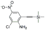 2-CHLORO-4-NITRO-6-TRIMETHYLSILANYLETHYNYL-PHENYLAMINE Struktur