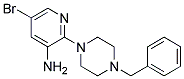 2-(4-BENZYL-PIPERAZIN-1-YL)-5-BROMO-PYRIDIN-3-YLAMINE Struktur