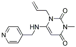 1-ALLYL-3-METHYL-6-[(PYRIDIN-4-YLMETHYL)AMINO]PYRIMIDINE-2,4(1H,3H)-DIONE Struktur