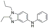 (2-ETHYL-1-PROPYL-1H-BENZOIMIDAZOL-5-YL)-PHENYL-AMINE Struktur