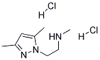 [2-(3,5-DIMETHYL-PYRAZOL-1-YL)-ETHYL]-METHYL-AMINE DIHYDROCHLORIDE Struktur