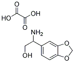 2-AMINO-2-(1,3-BENZODIOXOL-5-YL)ETHANOL OXALATE Struktur