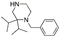 1-BENZYL-2R,5R-DIISOPROPYL-PIPERAZINE Struktur