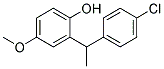 2-[1-(4-CHLORO-PHENYL)-ETHYL]-4-METHOXY-PHENOL Struktur