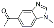 1-(1-METHYL-1H-BENZIMIDAZOL-5-YL)-ETHANONE Struktur