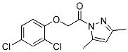 1-(2,4-Dichlorophenoxyacetyl)-3,5-dimethylpyrazole Struktur