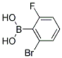 2-Fluoro-6-bromophenylboronic acid
 Struktur