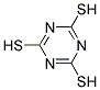 2,4,6-Trimercapto-1,3,5-triazine Struktur