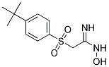 2-(4-tert-Butyl-benzenesulfonyl)-N-hydroxy-acetamidine Struktur