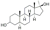 17alpha-Mthyl-5alpha-Androstane-3,17-Diol Struktur