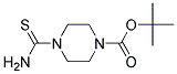 1-Boc-Piperazine-4-Thioamide Struktur