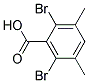 2,6-Dibromo-3,5-Dimethylbenzoic Acid Struktur